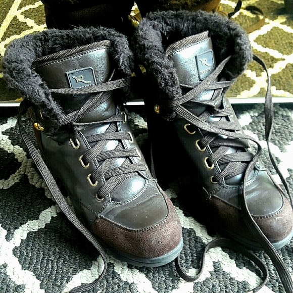 Rocawear Brown and Gold Winter Boots , size 8.5 - Picture 4 of 8